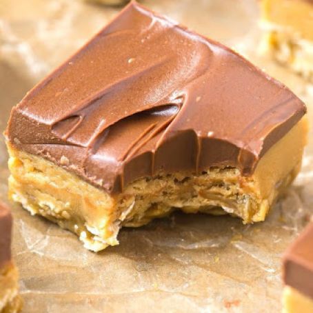 No Bake Peanut Butter Cup Breakfast Bars (Vegan and Gluten-Free)